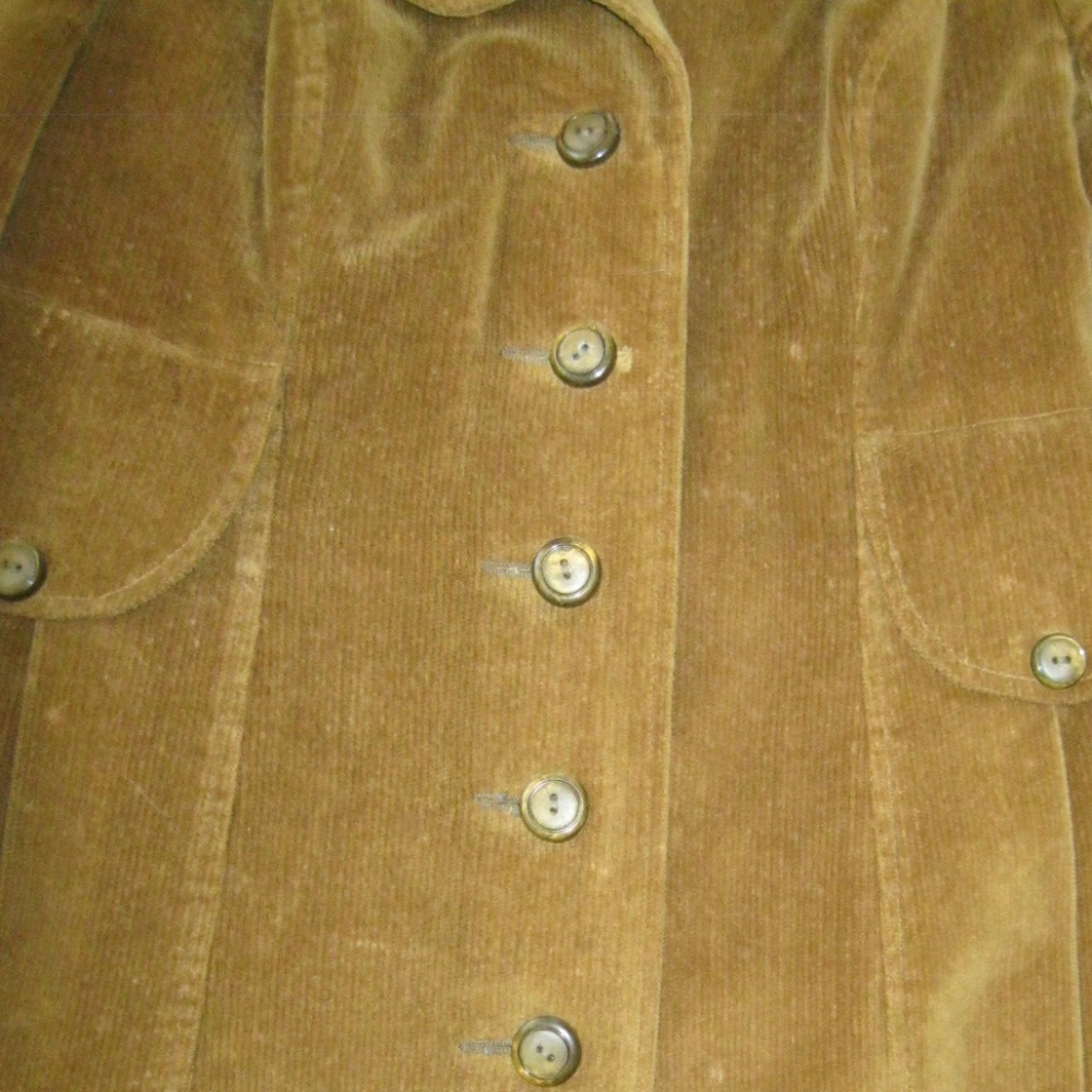 Very very very vintage long coat, brown, Sz XS - Picture 4 of 5